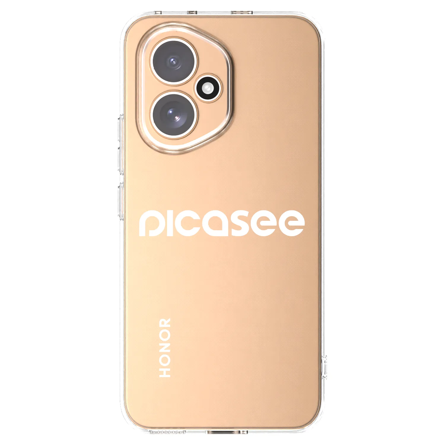 Picasee átlátszó szilikon tok az alábbi mobiltelefonokra Honor 400 5G - Picasee - new logo - white