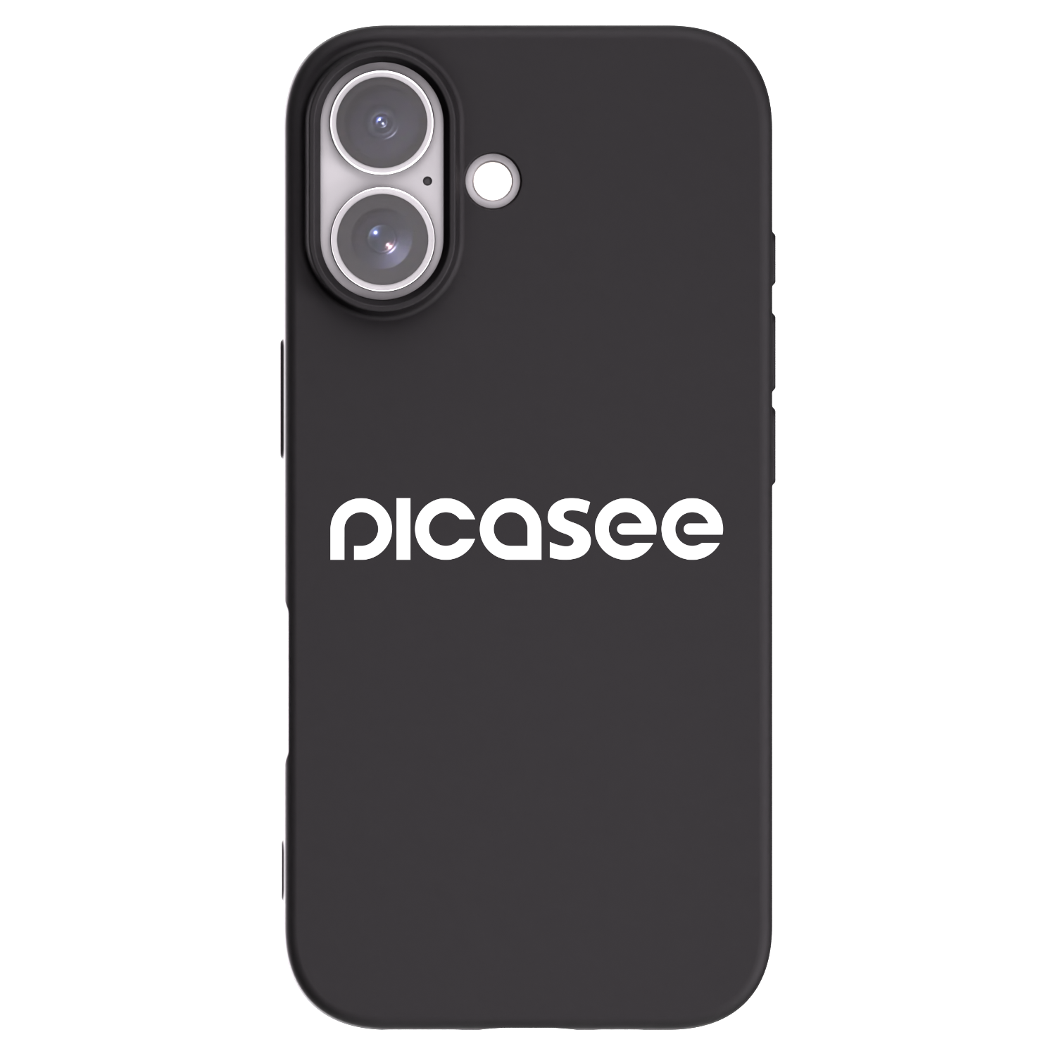 Picasee fekete szilikon tok az alábbi mobiltelefonokra Apple iPhone 17 - Picasee - new logo - white
