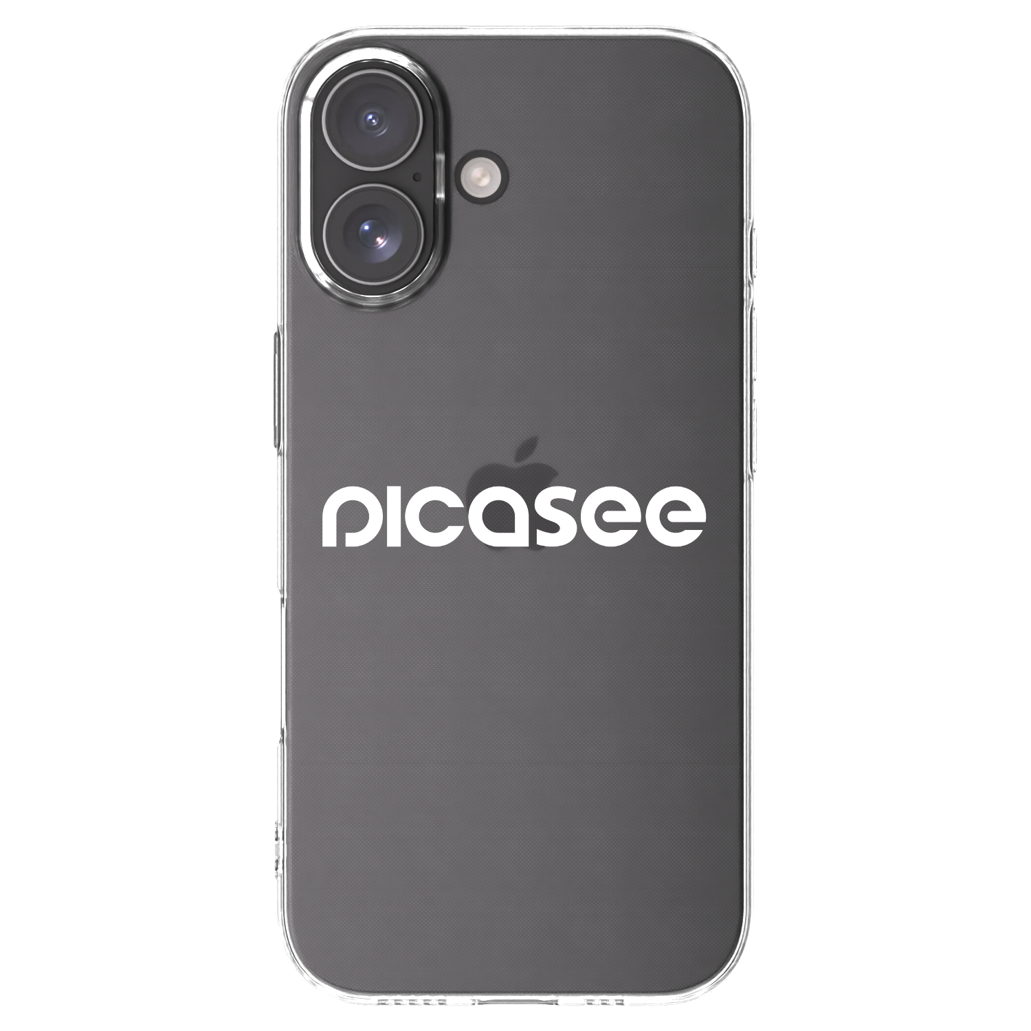 Picasee átlátszó szilikon tok az alábbi mobiltelefonokra Apple iPhone 17 - Picasee - new logo - white