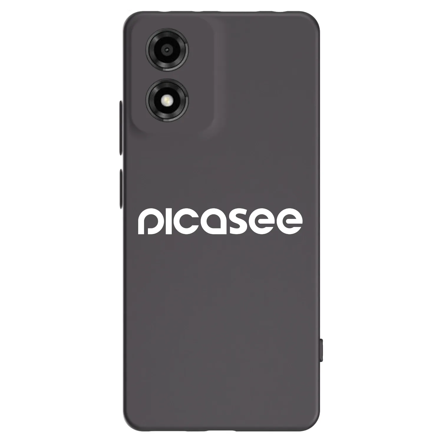Picasee fekete szilikon tok az alábbi mobiltelefonokra Motorola Moto E14 - Picasee - new logo - white