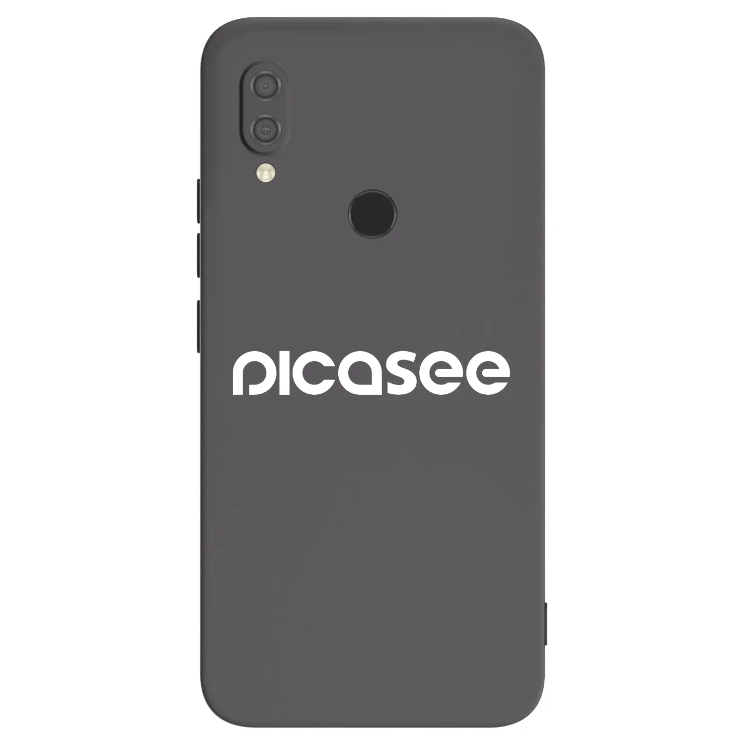 Picasee fekete szilikon tok az alábbi mobiltelefonokra Xiaomi Redmi 7 - Picasee - new logo - white