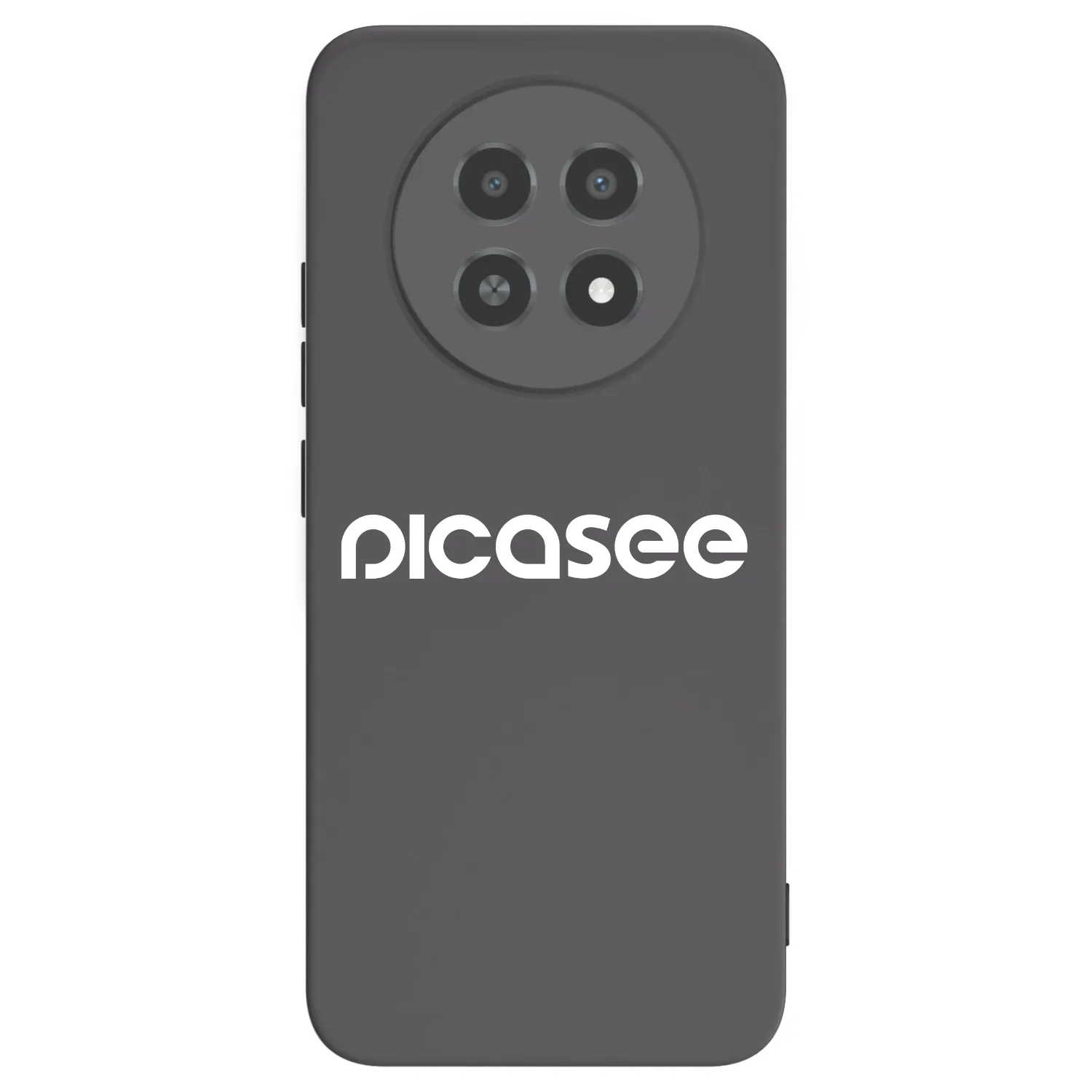 Picasee fekete szilikon tok az alábbi mobiltelefonokra Realme 12X - Picasee - new logo - white