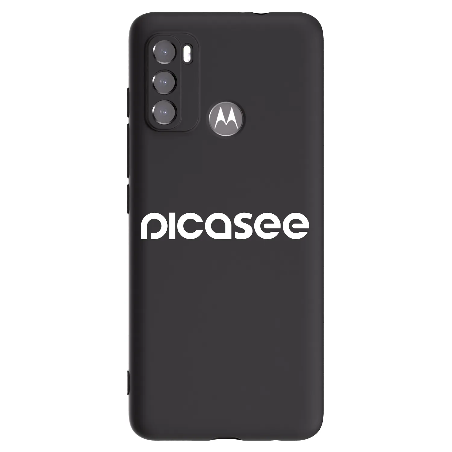 Picasee fekete szilikon tok az alábbi mobiltelefonokra Motorola Edge 60 5G - Picasee - new logo - white