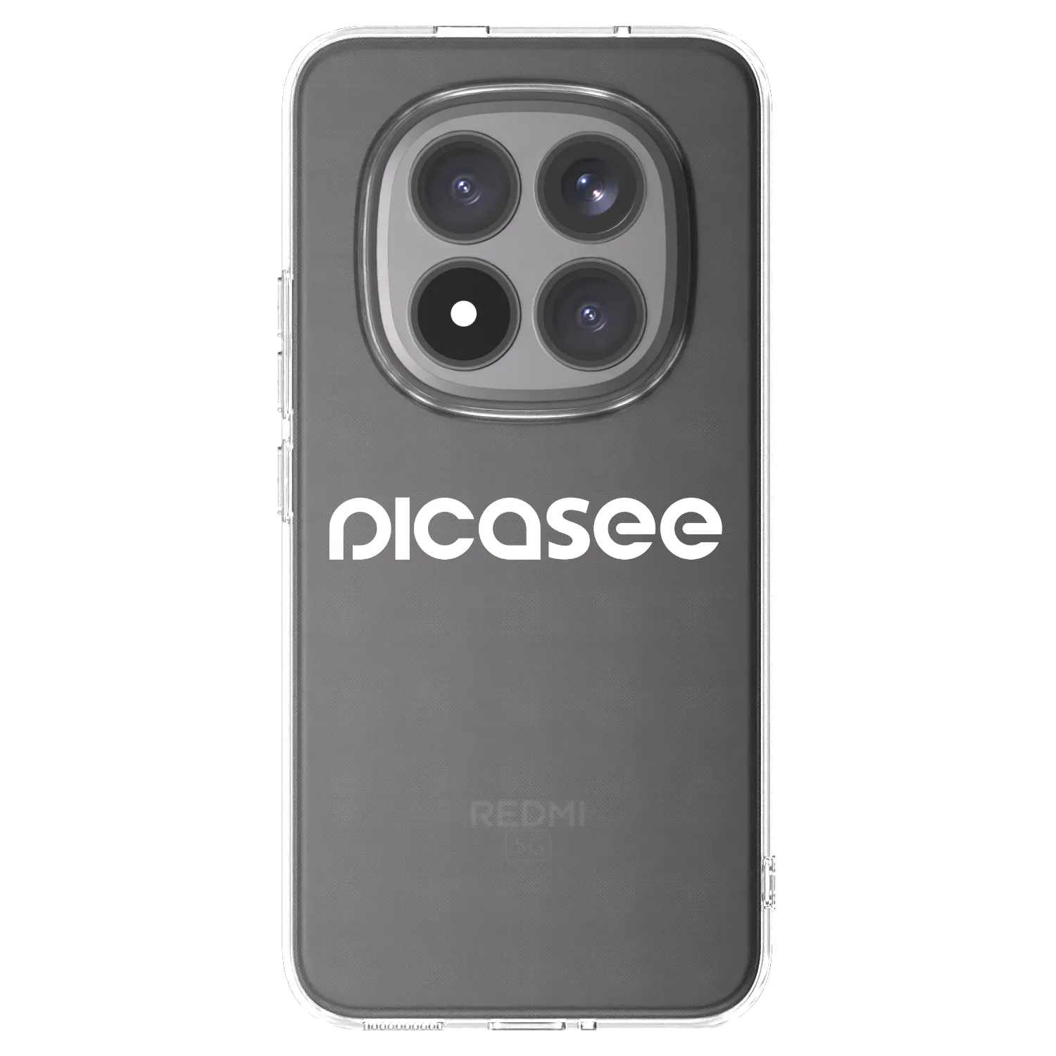 Picasee átlátszó szilikon tok az alábbi mobiltelefonokra Xiaomi Redmi Note 15 Pro+ - Picasee - new logo - white