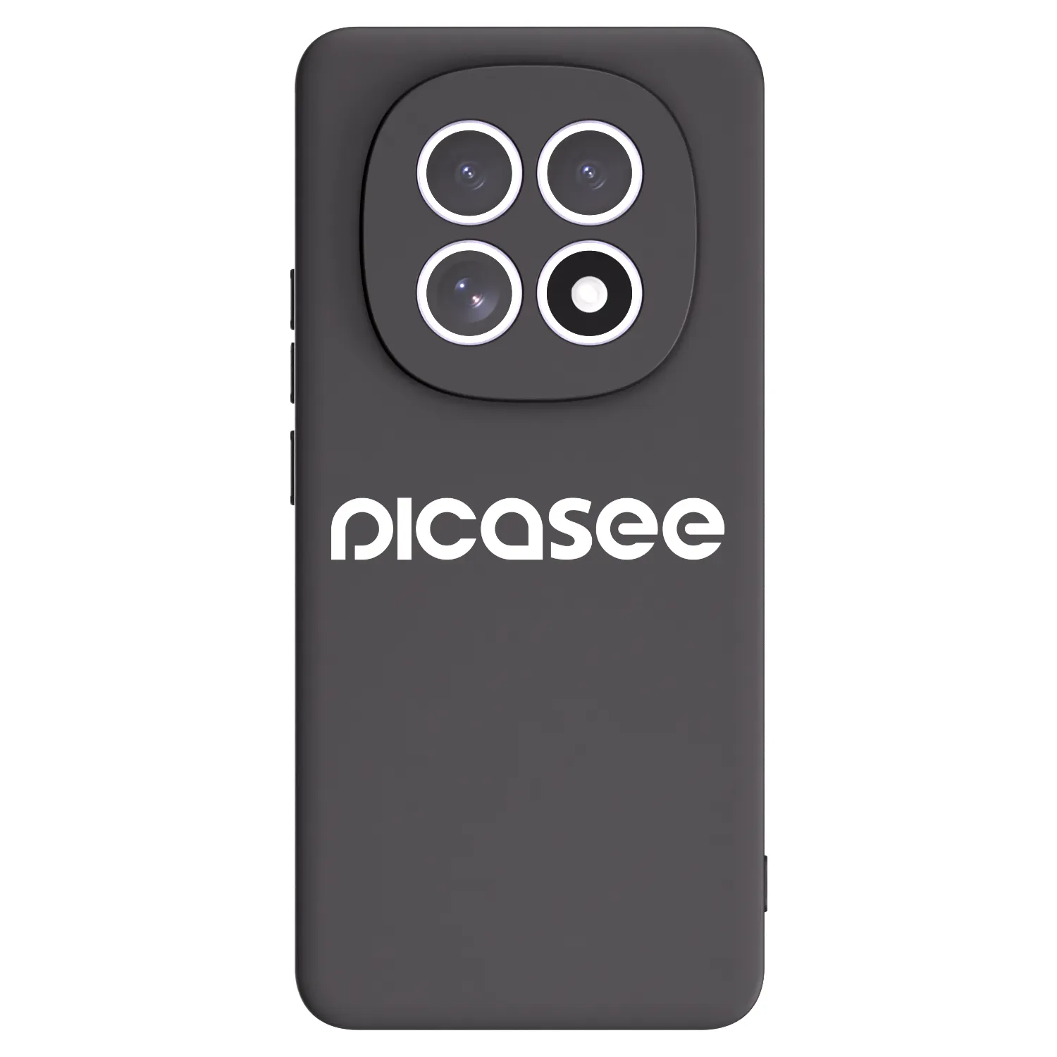 Picasee fekete szilikon tok az alábbi mobiltelefonokra Xiaomi Redmi Note 15 - Picasee - new logo - white