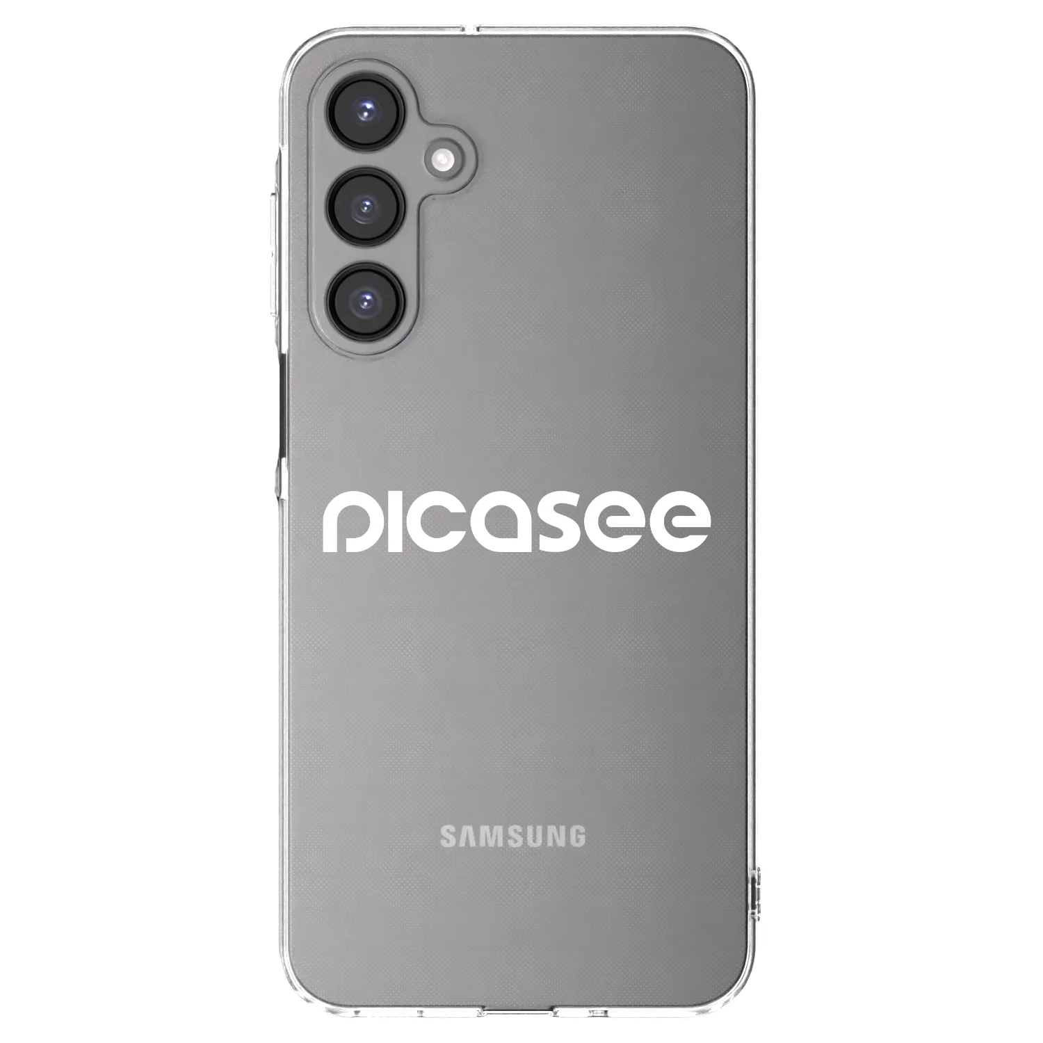 Picasee átlátszó szilikon tok az alábbi mobiltelefonokra Samsung Galaxy A16 4G - Picasee - new logo - white