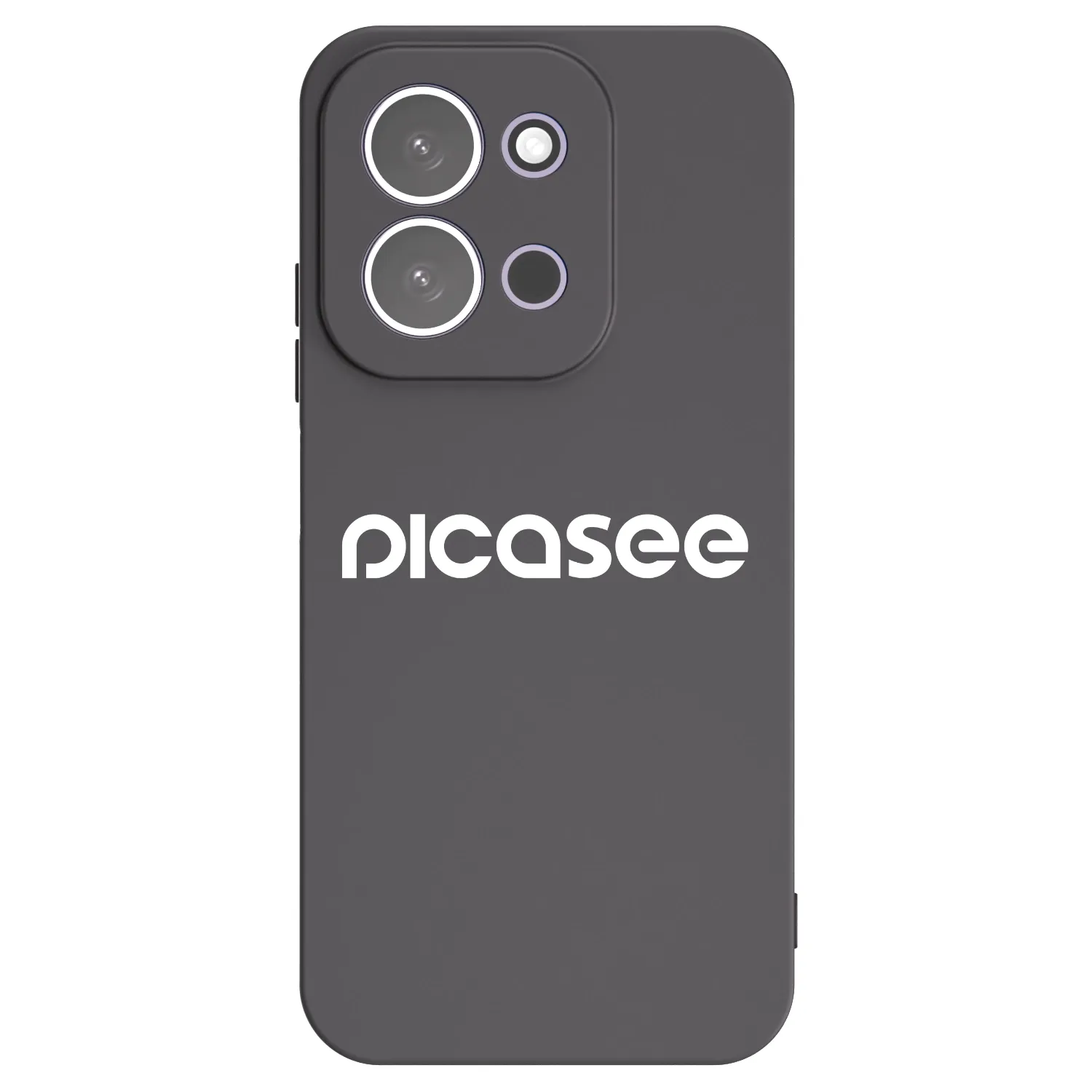 Picasee fekete szilikon tok az alábbi mobiltelefonokra Xiaomi Redmi 15C 5G - Picasee - new logo - white
