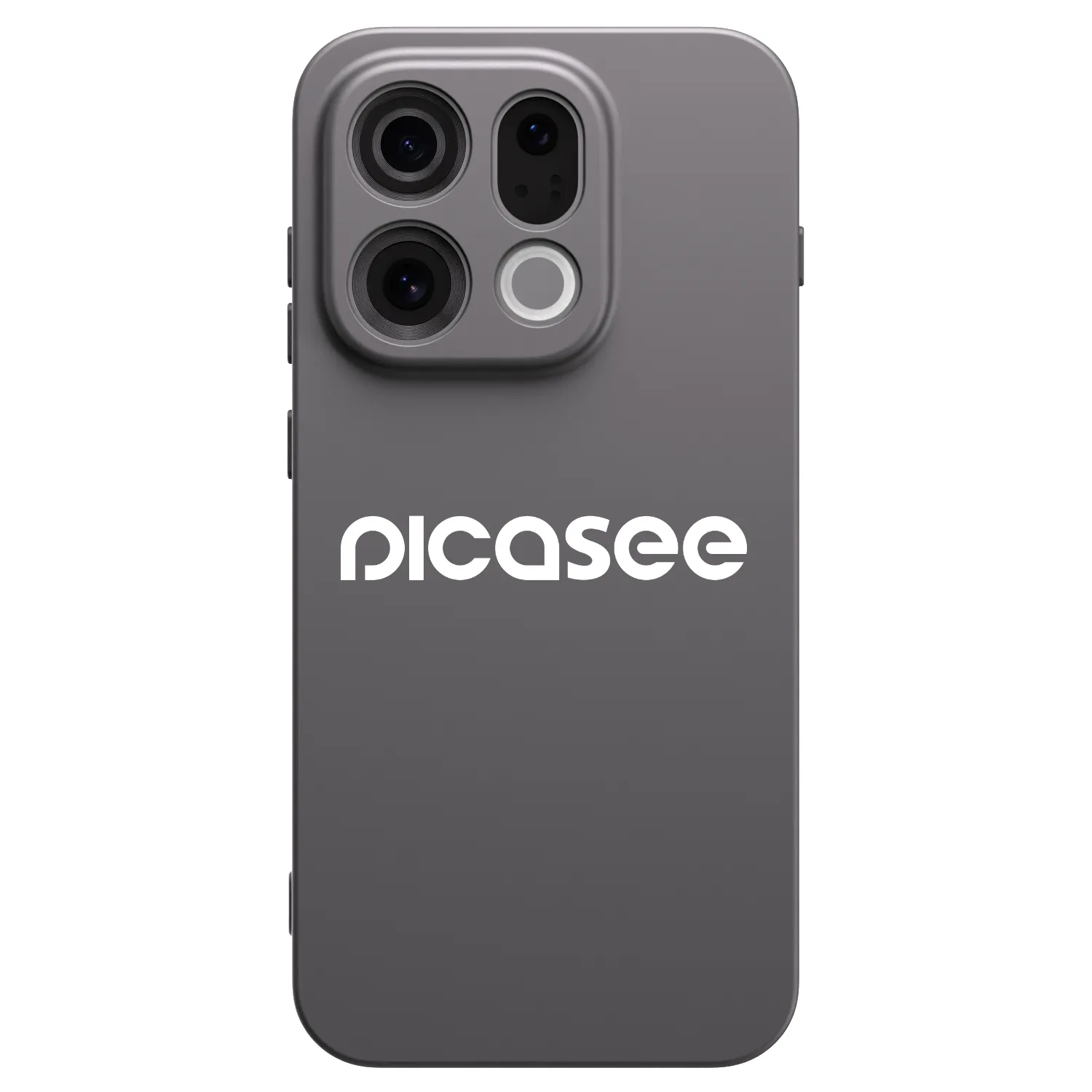 Picasee fekete szilikon tok az alábbi mobiltelefonokra OPPO Find X9 - Picasee - new logo - white