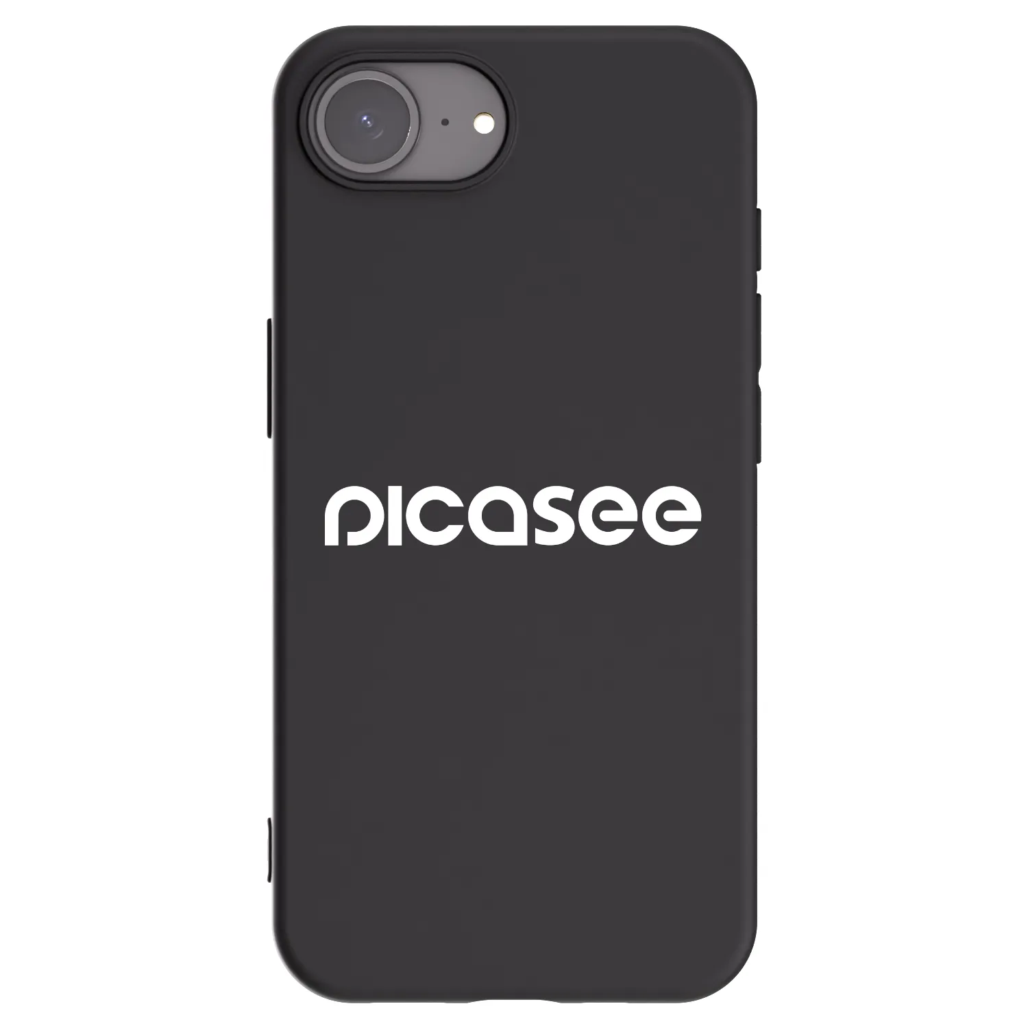 Picasee fekete szilikon tok az alábbi mobiltelefonokra Apple iPhone 17e - Picasee - new logo - white