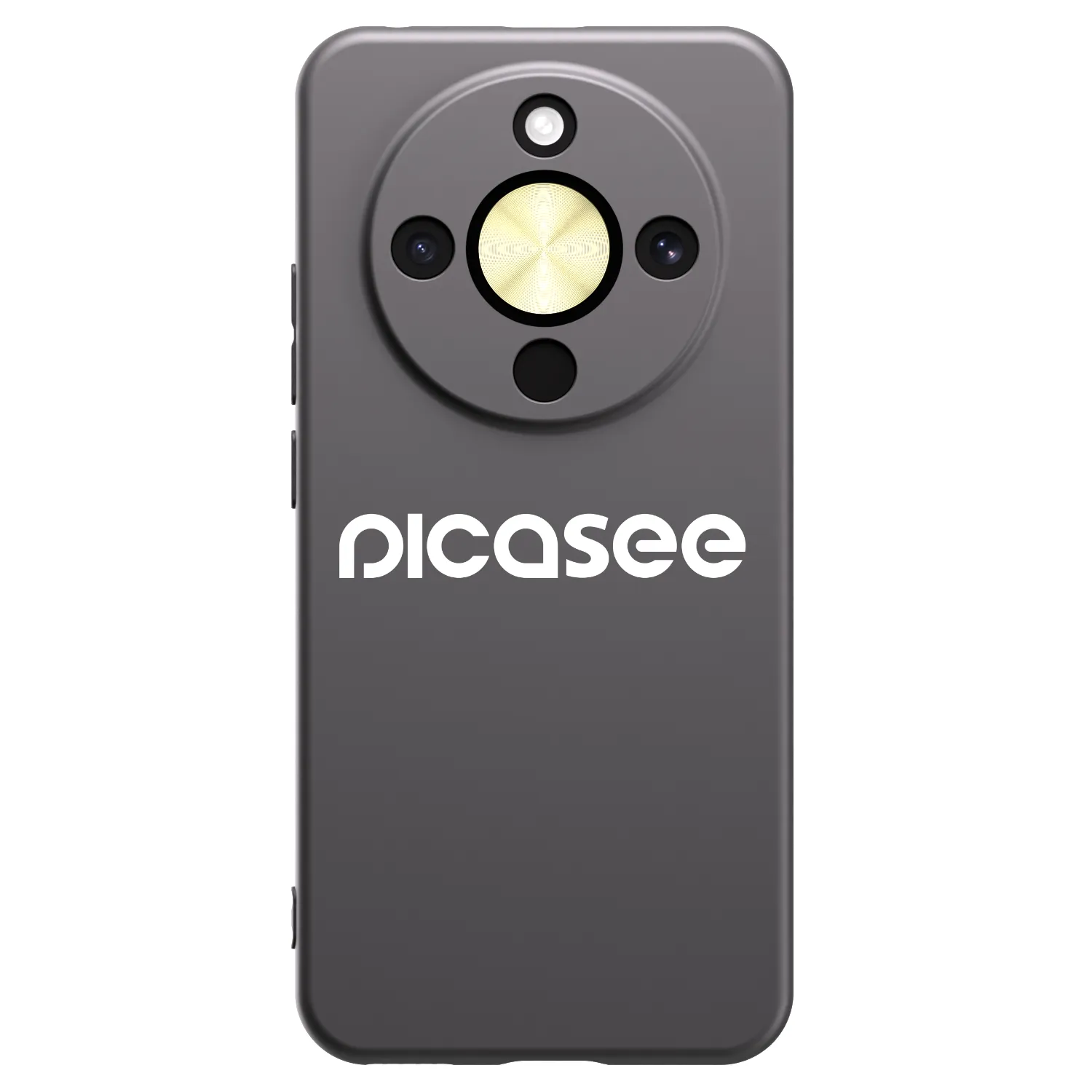 Picasee fekete szilikon tok az alábbi mobiltelefonokra Honor Magic8 Lite 5G - Picasee - new logo - white