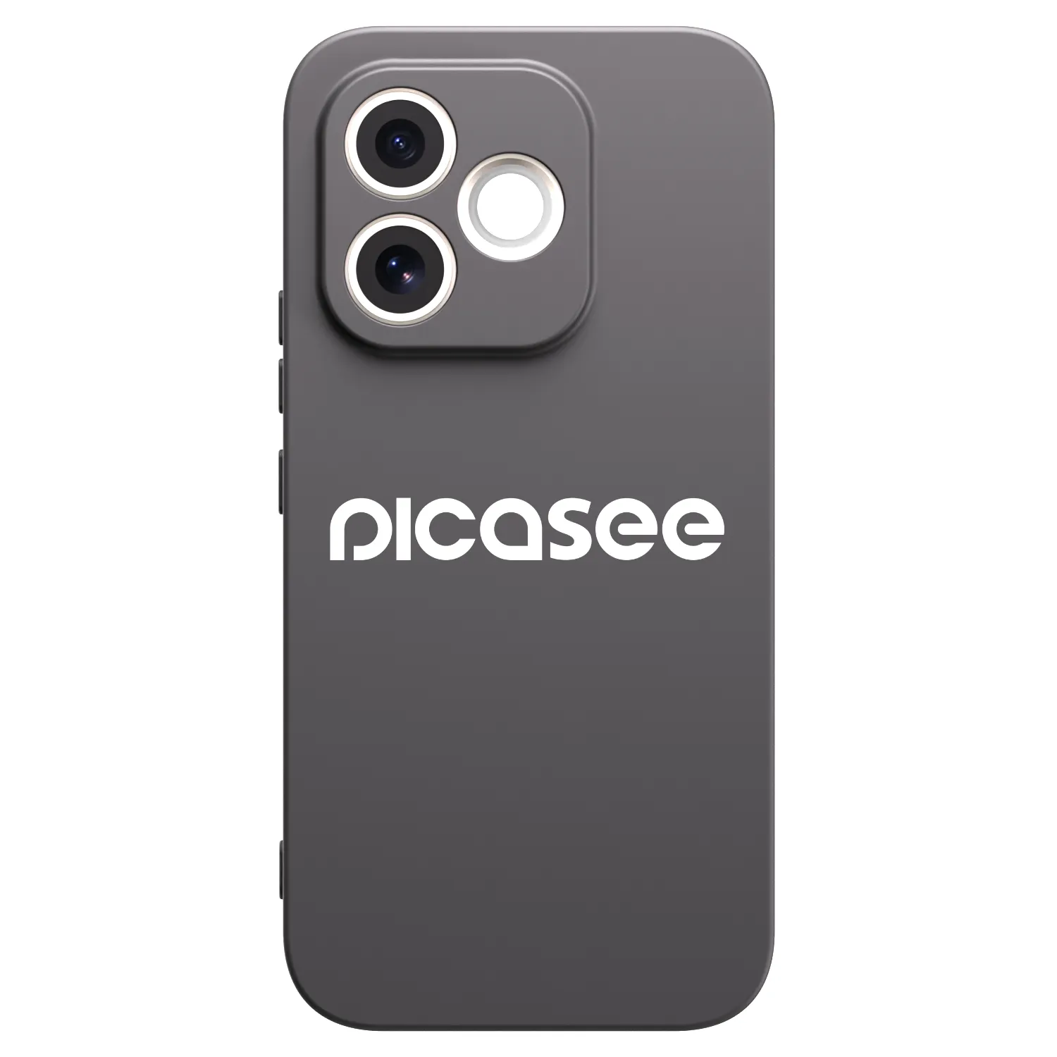 Picasee fekete szilikon tok az alábbi mobiltelefonokra Honor 600 Lite - Picasee - new logo - white