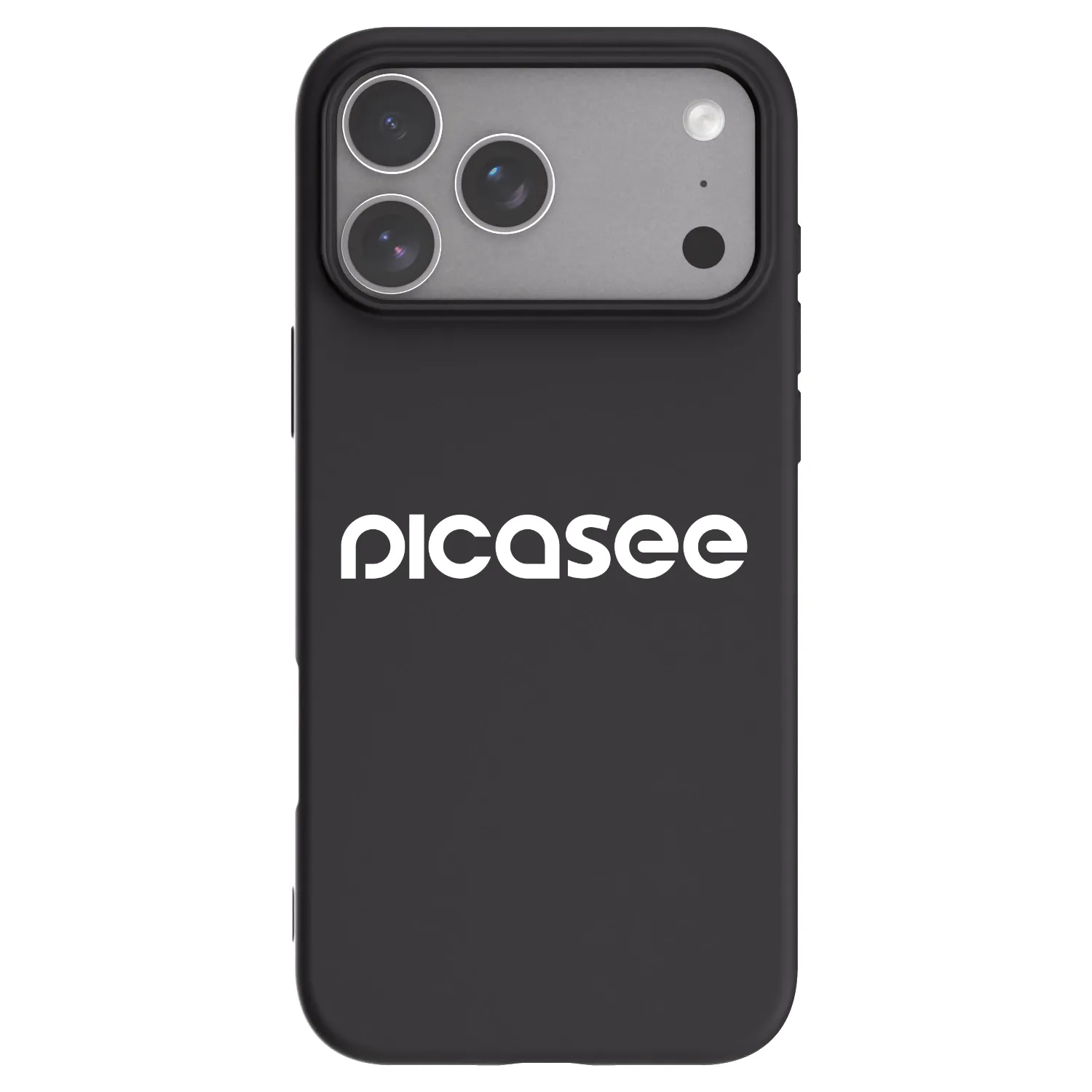Picasee fekete szilikon tok az alábbi mobiltelefonokra Apple iPhone 18 Pro Max - Picasee - new logo - white