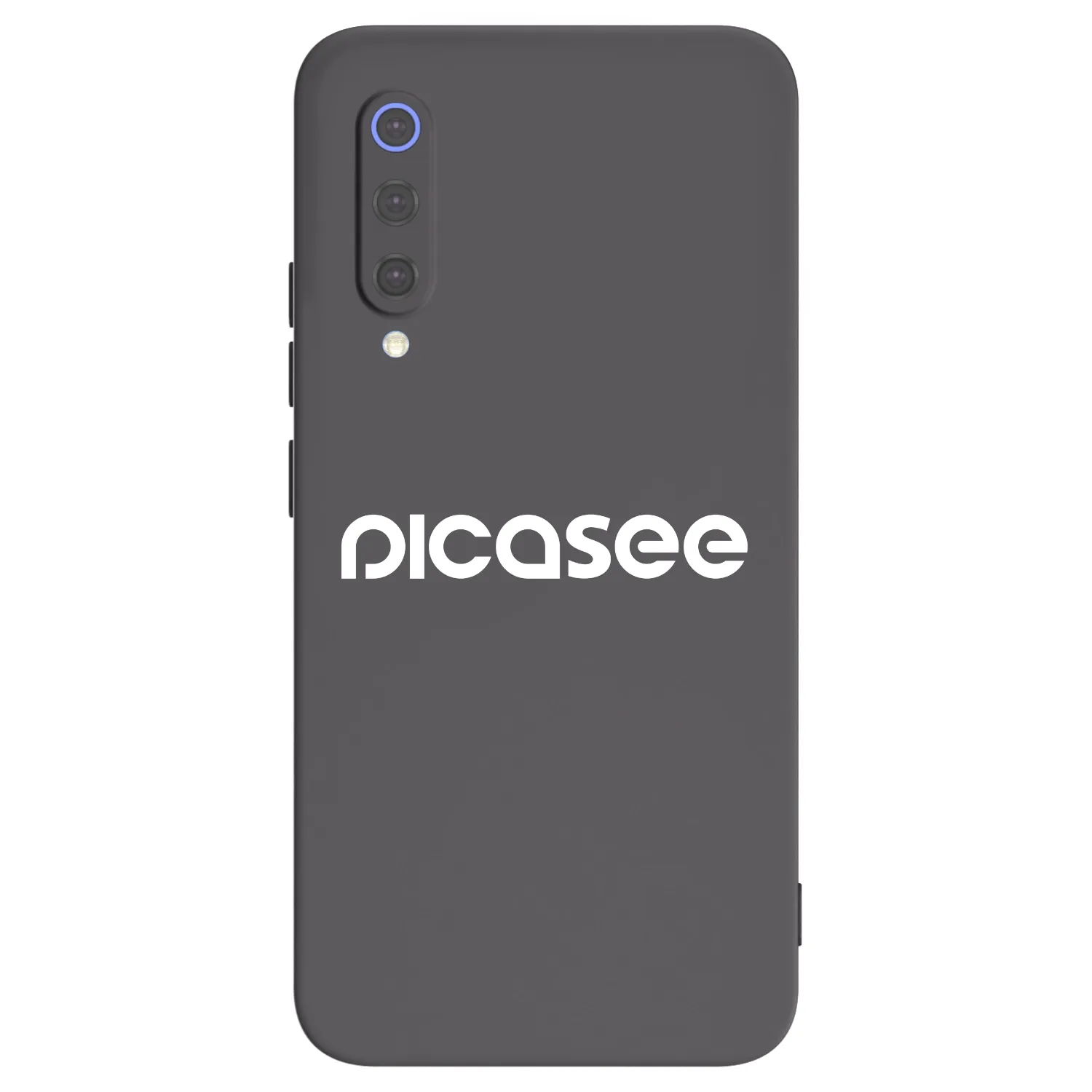 Picasee fekete szilikon tok az alábbi mobiltelefonokra Xiaomi Mi 9 SE - Picasee - new logo - white