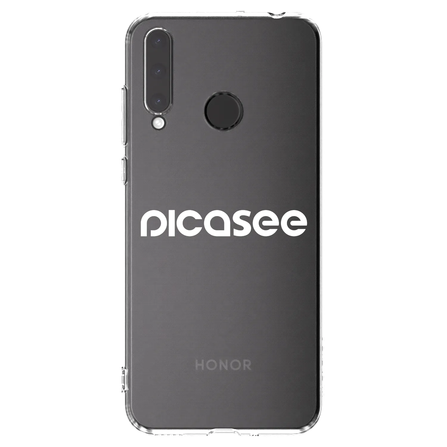 Picasee átlátszó szilikon tok az alábbi mobiltelefonokra Honor 20 Lite - Picasee - new logo - white
