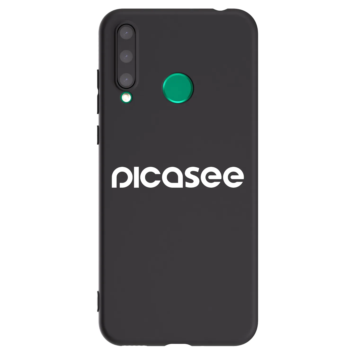 Picasee fekete szilikon tok az alábbi mobiltelefonokra Honor 20 Lite - Picasee - new logo - white