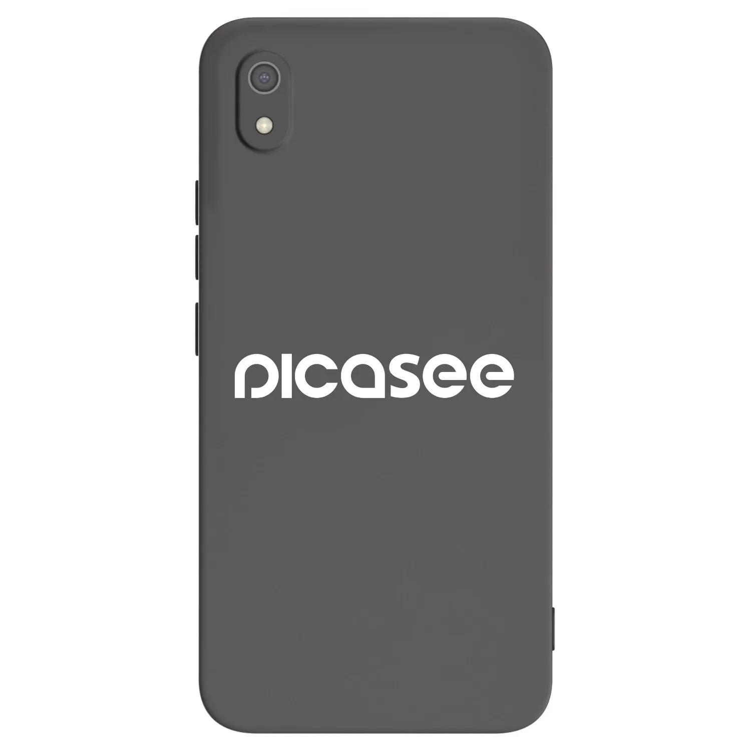 Picasee fekete szilikon tok az alábbi mobiltelefonokra Xiaomi Redmi 7A - Picasee - new logo - white