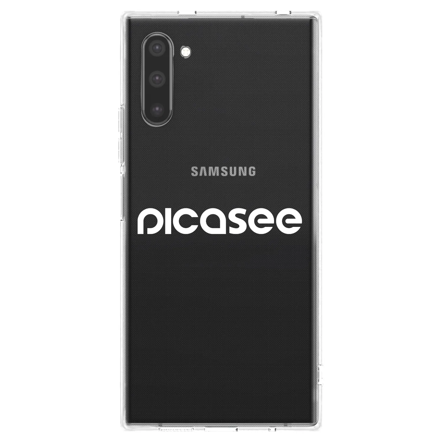 Picasee átlátszó szilikon tok az alábbi mobiltelefonokra Samsung Galaxy Note 10 N970F - Picasee - new logo - white