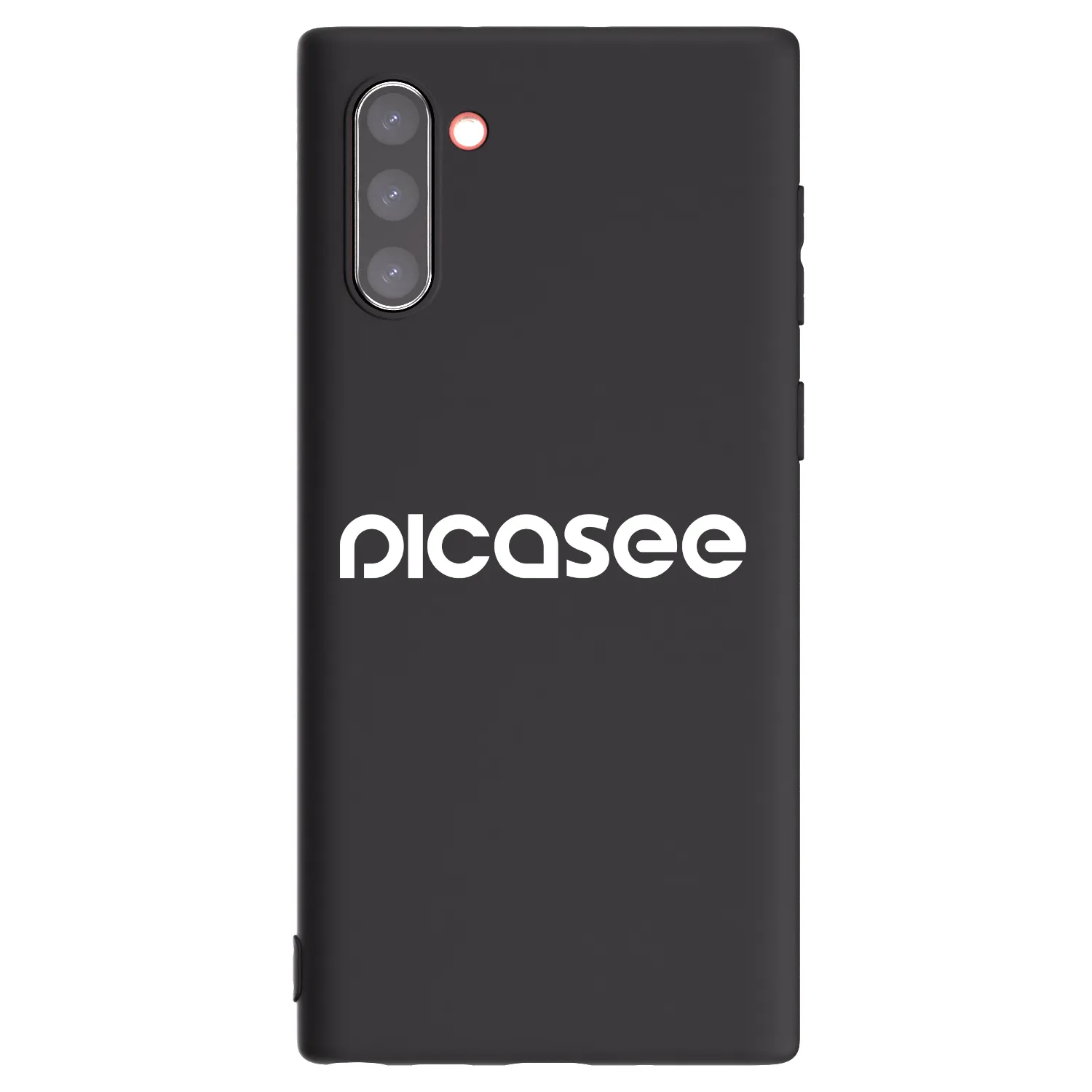 Picasee fekete szilikon tok az alábbi mobiltelefonokra Samsung Galaxy Note 10 N970F - Picasee - new logo - white