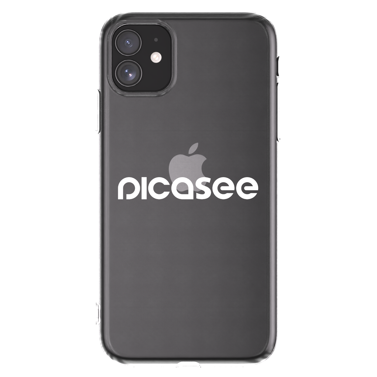 Picasee átlátszó szilikon tok az alábbi mobiltelefonokra Apple iPhone 11 - Picasee - new logo - white