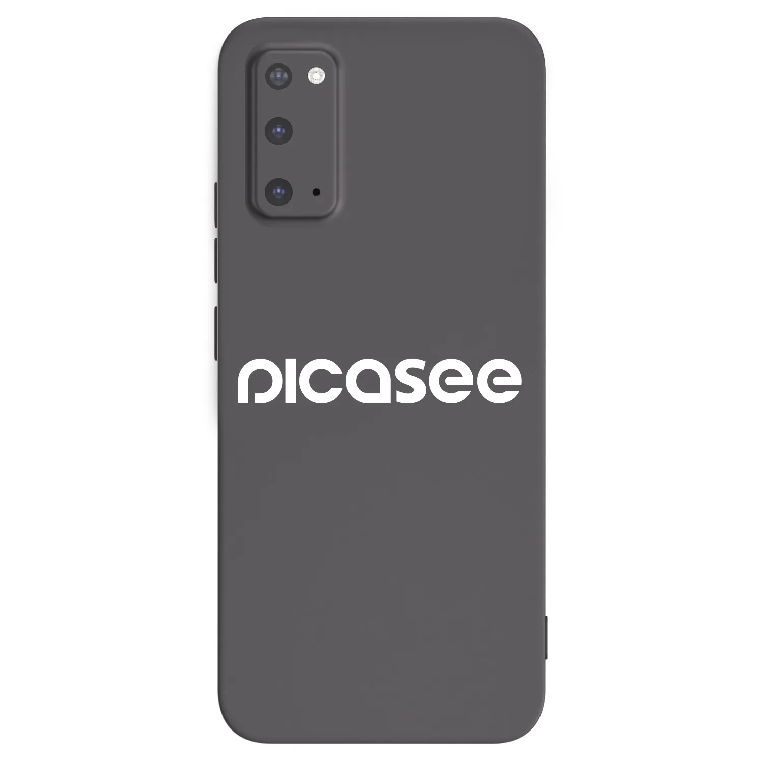 Picasee fekete szilikon tok az alábbi mobiltelefonokra Samsung Galaxy S20 G980F - Picasee - new logo - white