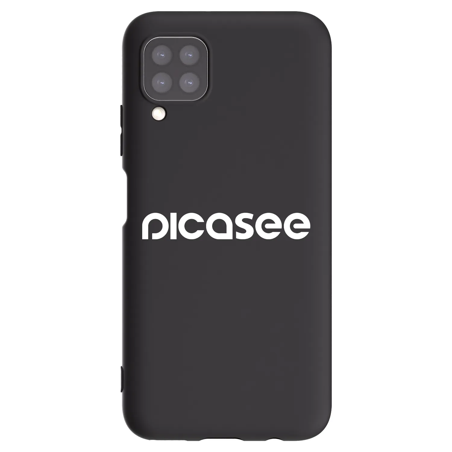 Picasee fekete szilikon tok az alábbi mobiltelefonokra Huawei P40 Lite - Picasee - new logo - white