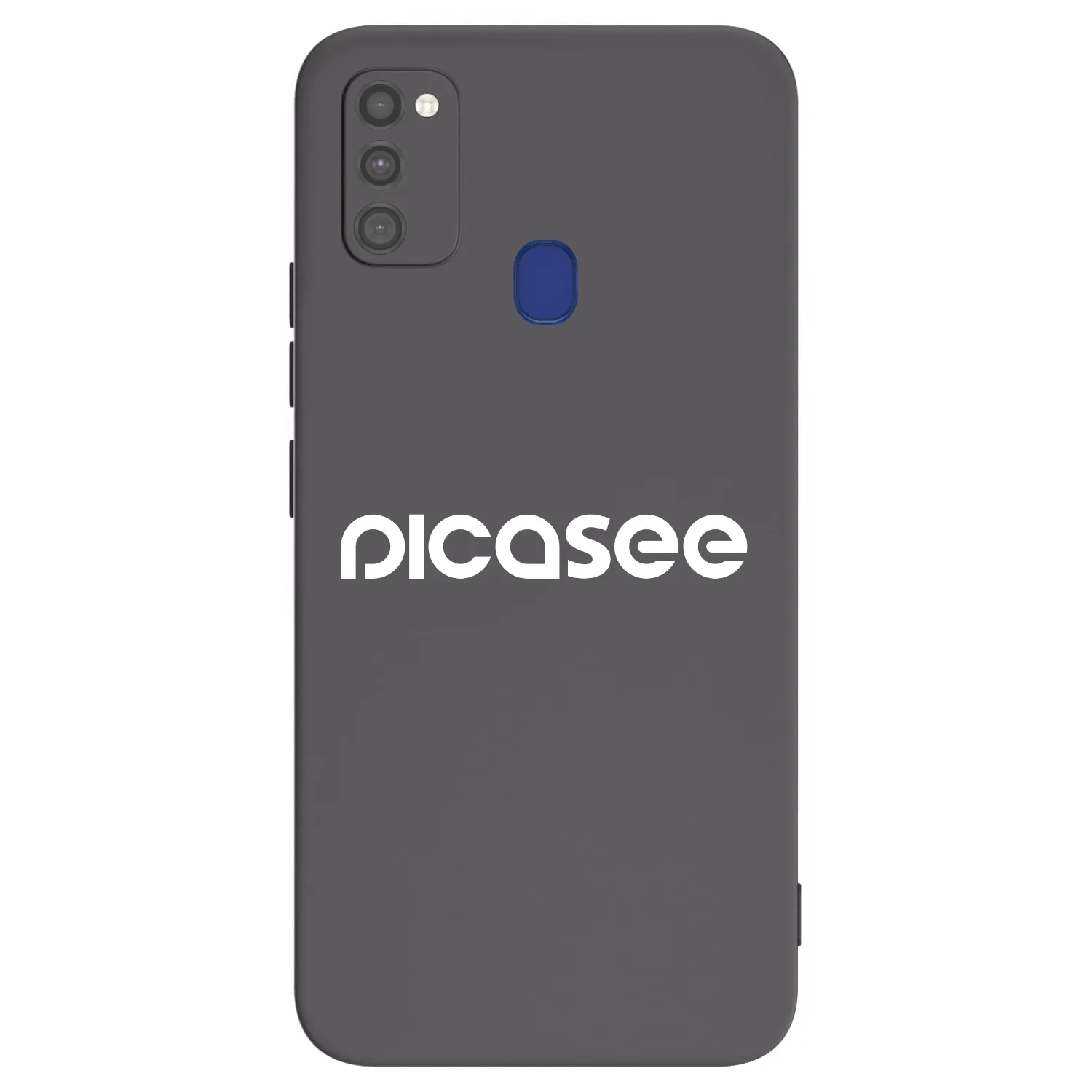 Picasee fekete szilikon tok az alábbi mobiltelefonokra Samsung Galaxy M21 M215F - Picasee - new logo - white