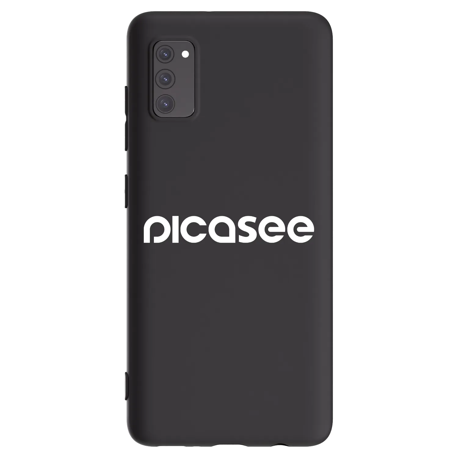 Picasee fekete szilikon tok az alábbi mobiltelefonokra Samsung Galaxy A41 A415F - Picasee - new logo - white