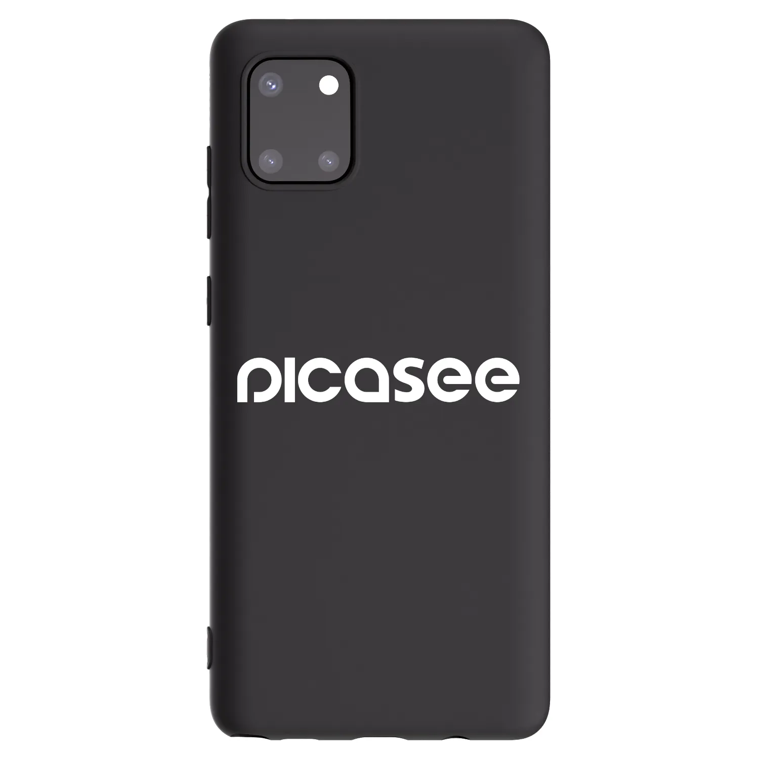 Picasee fekete szilikon tok az alábbi mobiltelefonokra Samsung Galaxy Note 10 Lite N770F - Picasee - new logo - white