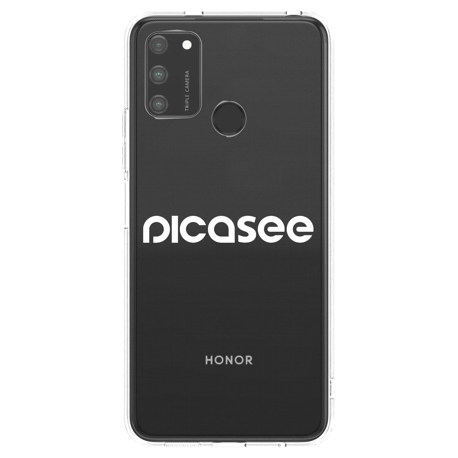 Picasee átlátszó szilikon tok az alábbi mobiltelefonokra Honor 9A - Picasee - new logo - white