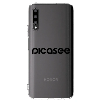 Picasee átlátszó szilikon tok az alábbi mobiltelefonokra Honor 9X Pro - Picasee - new logo - black