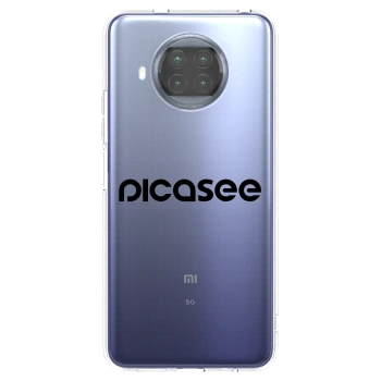 Picasee átlátszó szilikon tok az alábbi mobiltelefonokra Xiaomi Mi 10T Lite - Picasee - new logo - black