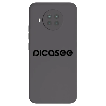 Picasee fekete szilikon tok az alábbi mobiltelefonokra Xiaomi Mi 10T Lite - Picasee - new logo - black