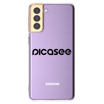 Picasee átlátszó szilikon tok az alábbi mobiltelefonokra Samsung Galaxy S21+ 5G G996F - Picasee - new logo - black