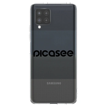 Picasee átlátszó szilikon tok az alábbi mobiltelefonokra Samsung Galaxy A42 A426B - Picasee - new logo - black