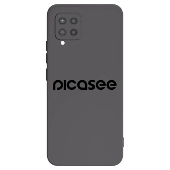 Picasee fekete szilikon tok az alábbi mobiltelefonokra Samsung Galaxy A42 A426B - Picasee - new logo - black