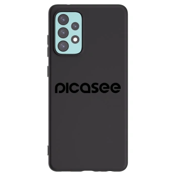 Picasee fekete szilikon tok az alábbi mobiltelefonokra Samsung Galaxy A72 A725F - Picasee - new logo - black