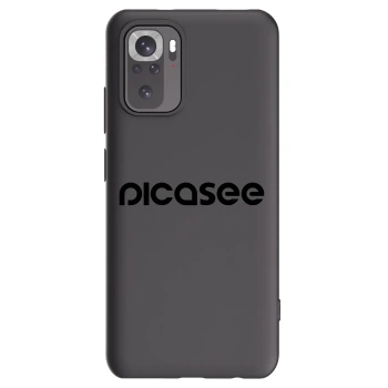 Picasee fekete szilikon tok az alábbi mobiltelefonokra Xiaomi Redmi Note 10S - Picasee - new logo - black