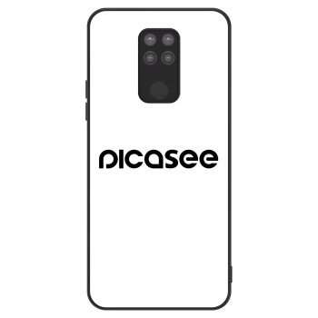 Szilikon tok erre a típusra Xiaomi Redmi Note 9 - Picasee - new logo - black