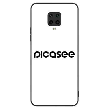 Szilikon tok erre a típusra Xiaomi Redmi Note 9 Pro - Picasee - new logo - black