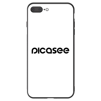 Szilikon tok erre a típusra Apple iPhone 7 Plus - Picasee - new logo - black