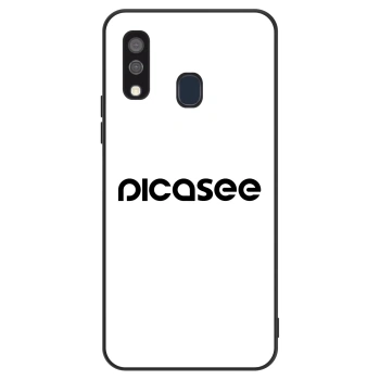 Szilikon tok erre a típusra Samsung Galaxy A40 A405F - Picasee - new logo - black