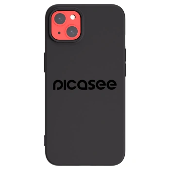 Picasee fekete szilikon tok az alábbi mobiltelefonokra Apple iPhone 13 - Picasee - new logo - black
