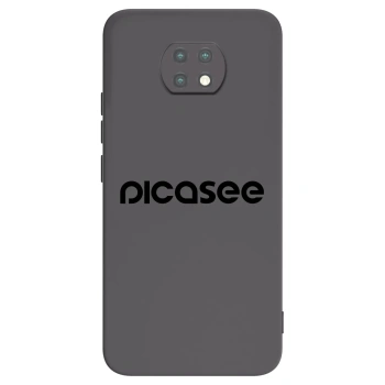 Picasee fekete szilikon tok az alábbi mobiltelefonokra Xiaomi Redmi Note 9T - Picasee - new logo - black