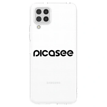 Picasee átlátszó szilikon tok az alábbi mobiltelefonokra Samsung Galaxy A22 A225F 4G - Picasee - new logo - black