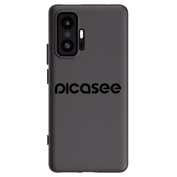 Picasee fekete szilikon tok az alábbi mobiltelefonokra Xiaomi 11T - Picasee - new logo - black