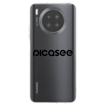 Picasee átlátszó szilikon tok az alábbi mobiltelefonokra Huawei Nova 8i - Picasee - new logo - black