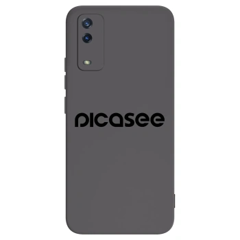 Picasee fekete szilikon tok az alábbi mobiltelefonokra Vivo Y11s - Picasee - new logo - black