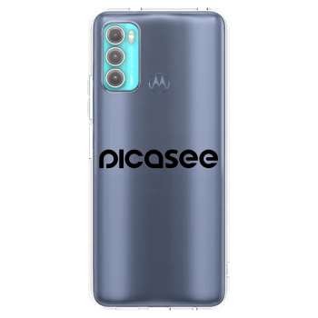 Picasee átlátszó szilikon tok az alábbi mobiltelefonokra Motorola Moto G60 - Picasee - new logo - black