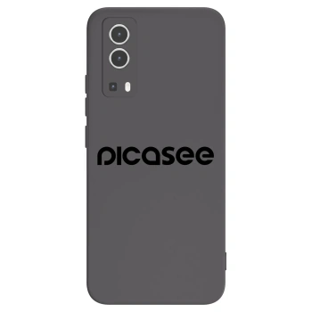 Picasee fekete szilikon tok az alábbi mobiltelefonokra Vivo Y72 5G - Picasee - new logo - black