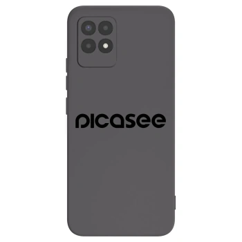 Picasee fekete szilikon tok az alábbi mobiltelefonokra Realme 8i - Picasee - new logo - black